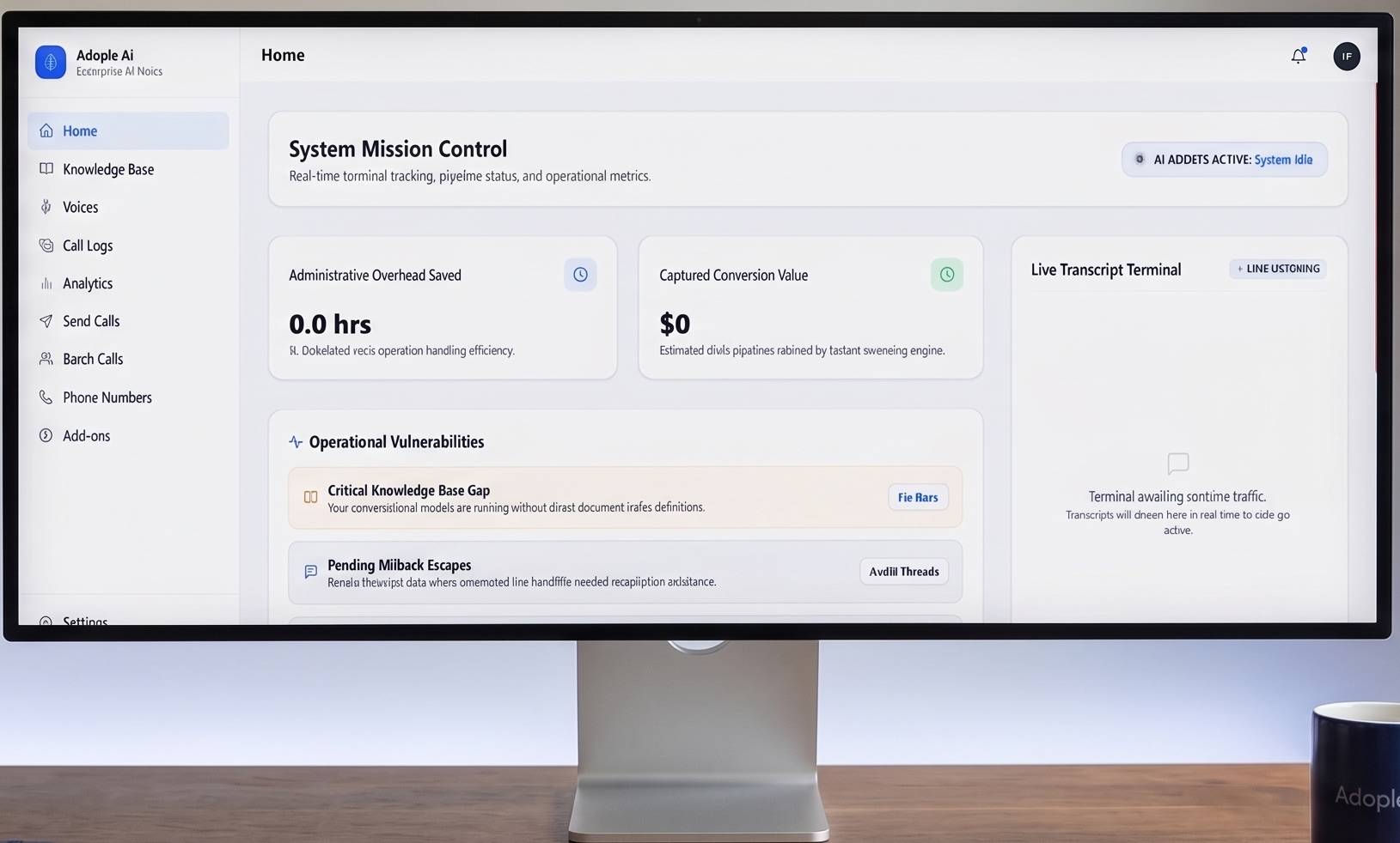 AdopleAI analytics dashboard